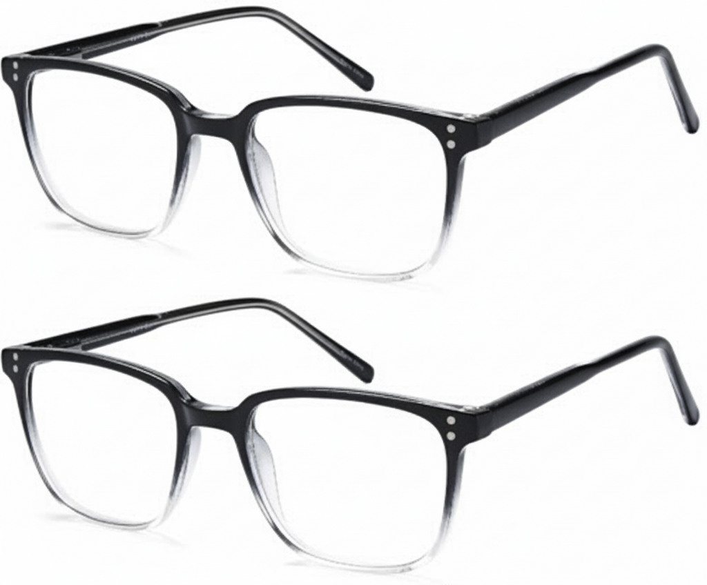 Visio Premium Blue Light Blocking Glasses – Anti-Eye Strain, Sleep Boosting, Screen Protection (Black Friday Deal! Two For The Price Of One!)